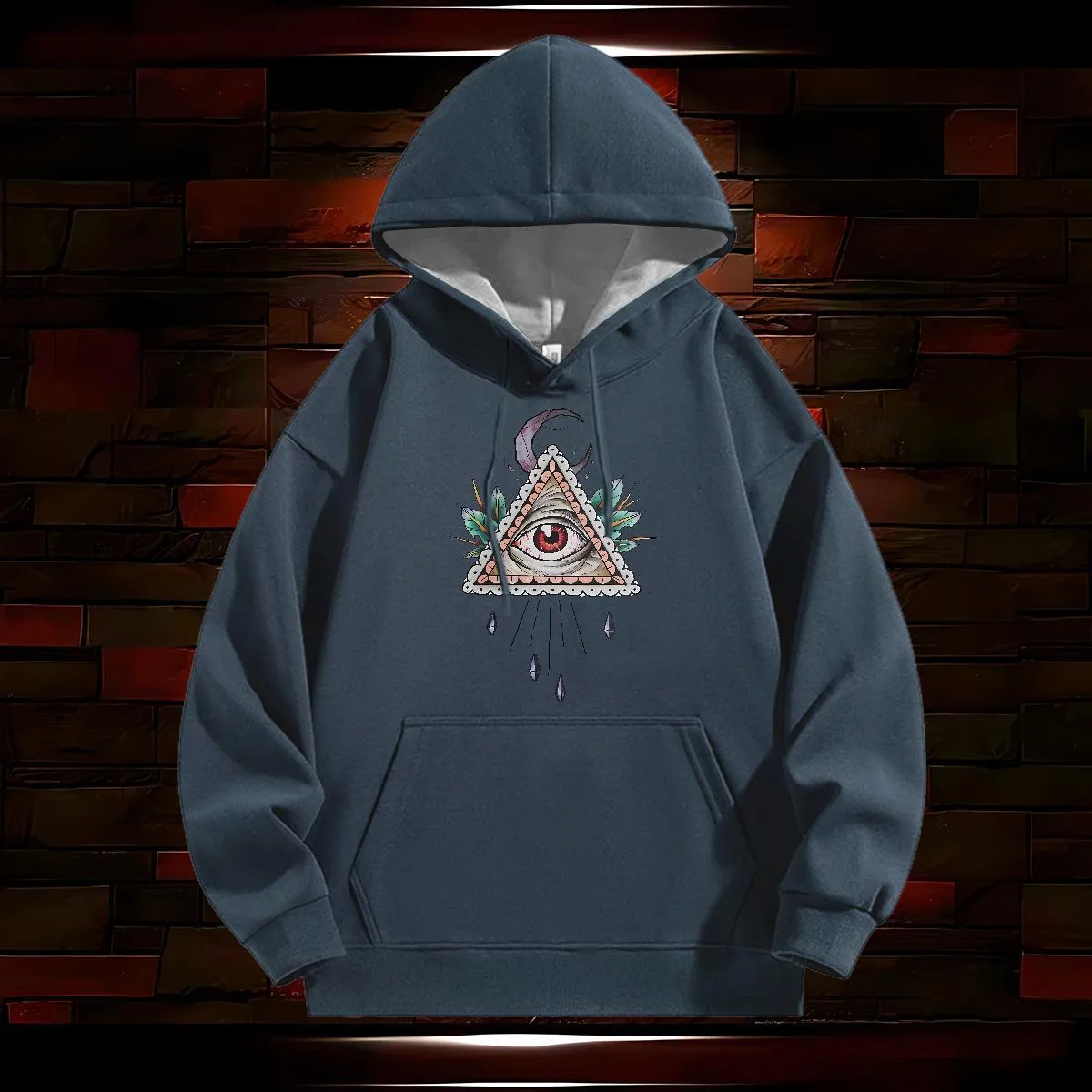 Blue and black designer hoodie sale