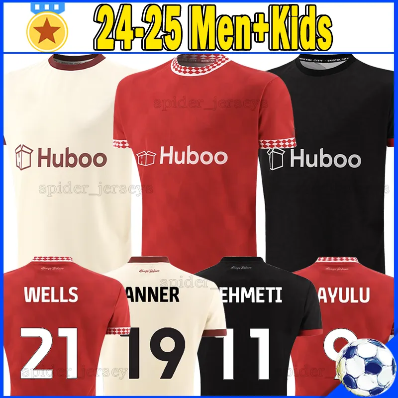 Bristol City 2024 2025 Home Soccer Jersey Polyester Heren Ademend Snel Droog Voetbal Shirt Voor Sport Van 4 92 DHgate