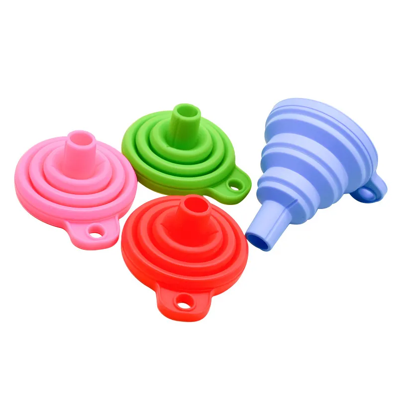 Food Grade Silicone Collapsible Foldable Funnel... 