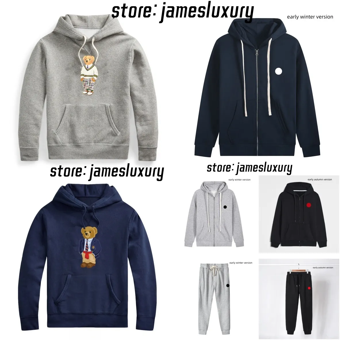 Designer full zip hoodie best sale