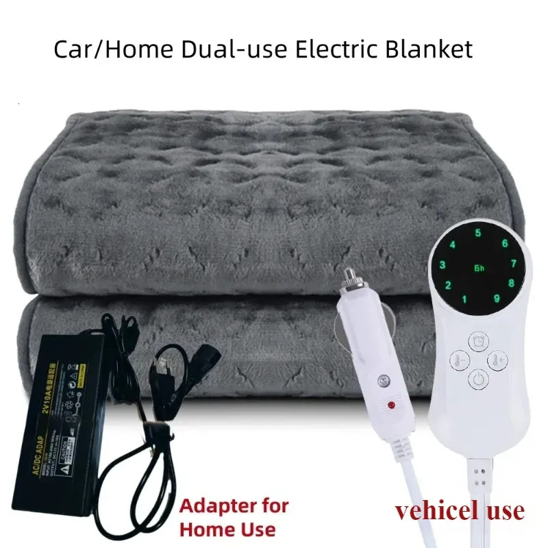 Save Big on Bulk 12v Car Blanket Heated 12V Electric Blanket For Car  Portable Fleece Warm Heated Throw For Road Trips, Camping, And Emergency  Use,