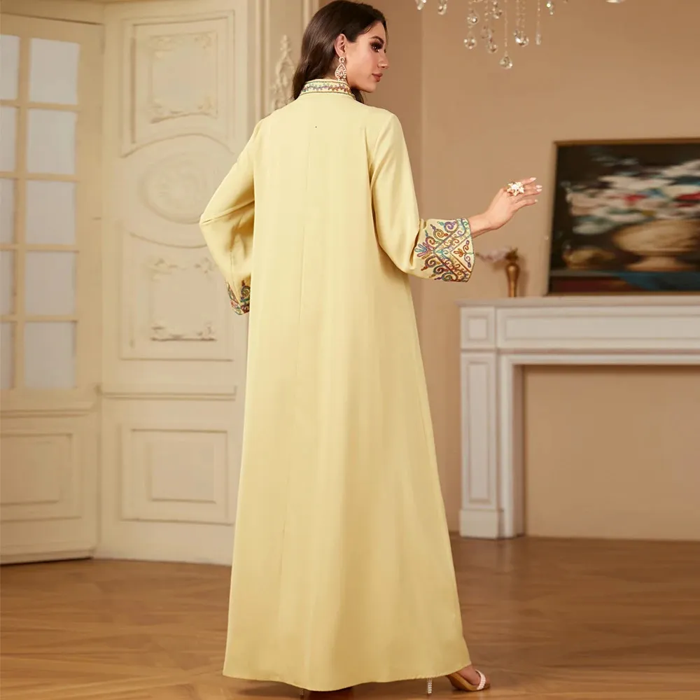 chinese dress ladies Arab Women Fashion Middle East Robe Long Sleeved Loose Casual Muslim A