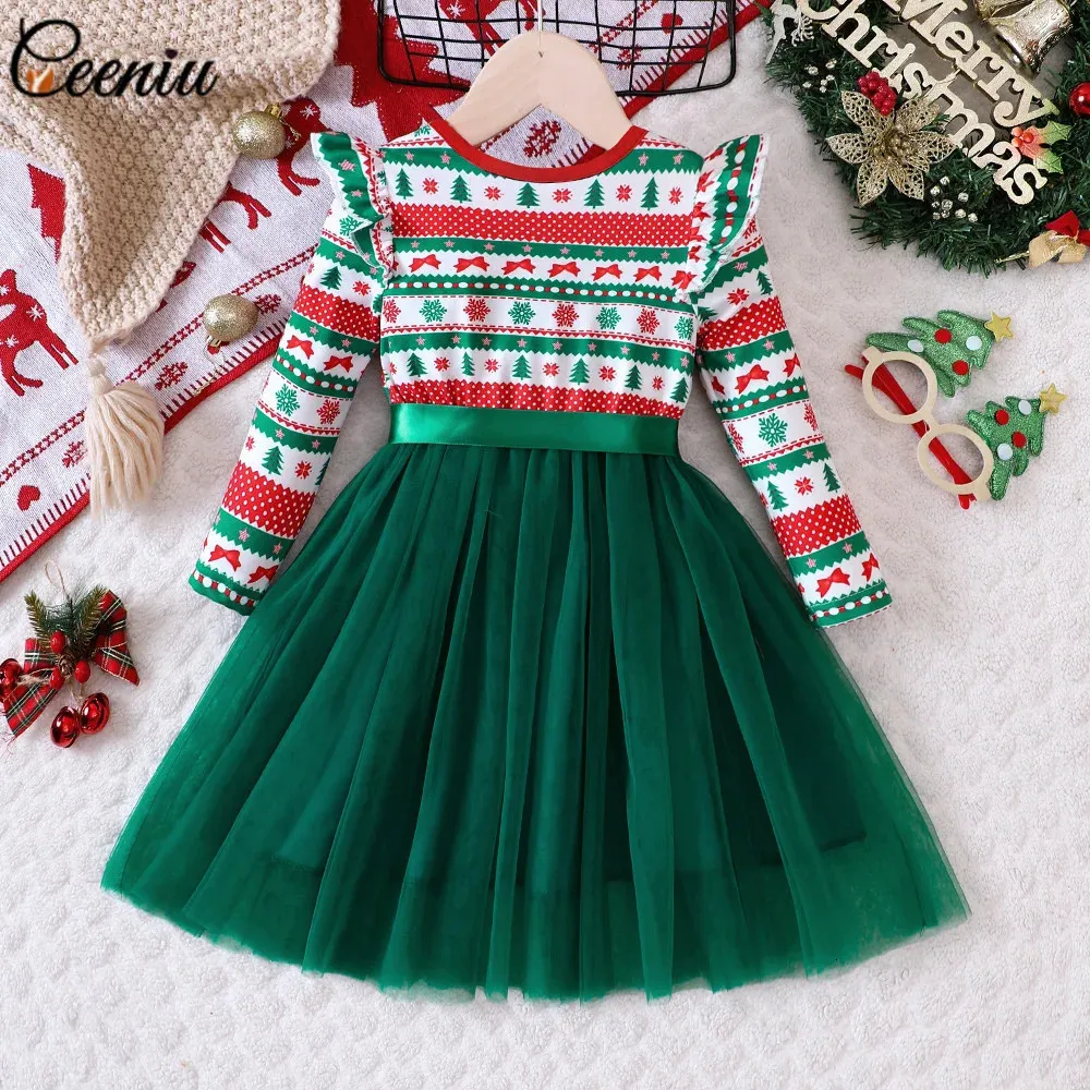 Childrens Christmas Dress Green Grid Princess Dress for Girls Ages 2-7  Years from Dhgate Girl's Dresses - price 15.13