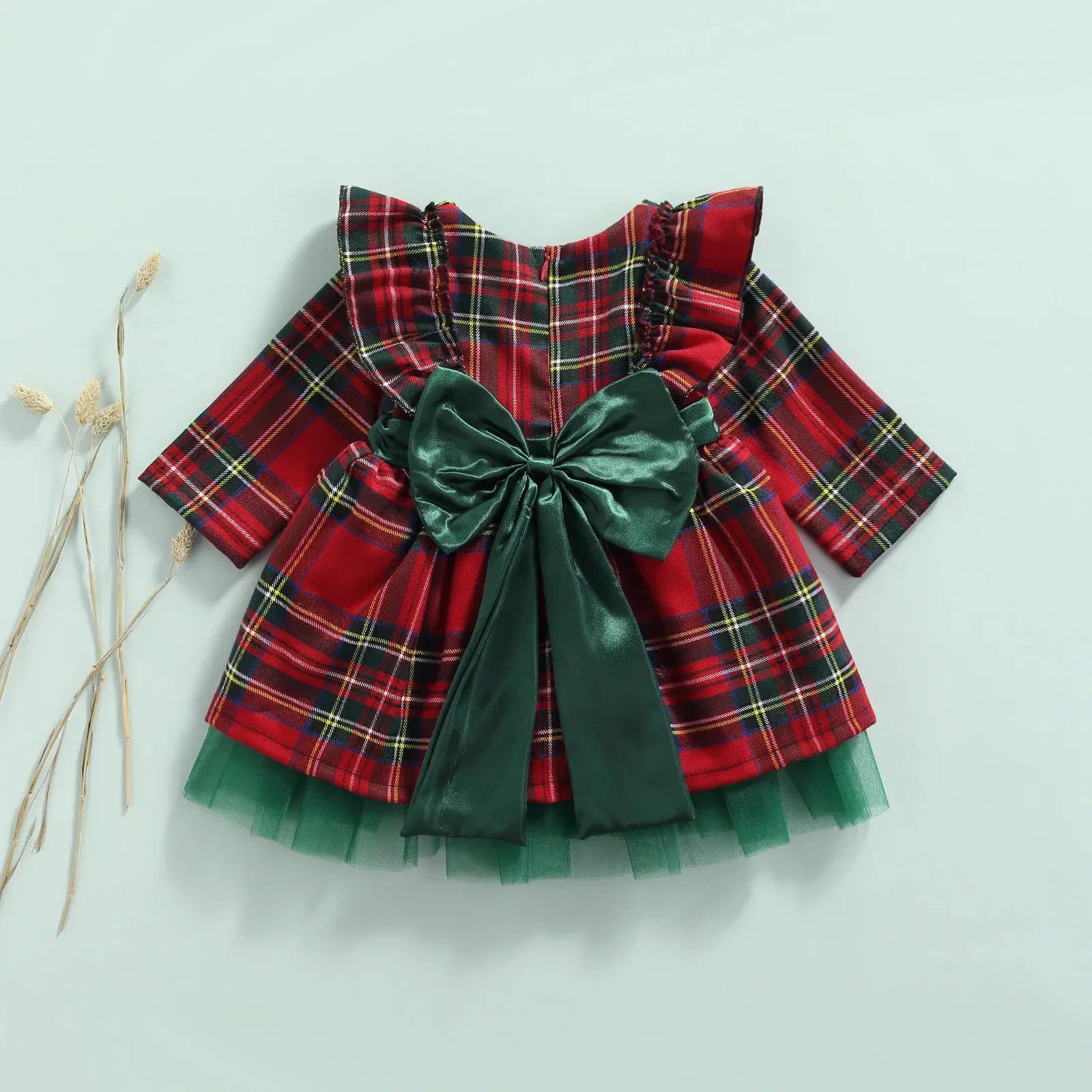 baby girl christmas dress 0-3 months Plain Weave Flying Sleeve Round Neck Casual Fit Newborn from Dhgate Girl's Dresses Size:6/9mos Bodysuit/Dress seller_Yumi International Ltd 40th Birthday Photo Shoot Santa claus Celebrate the holiday season