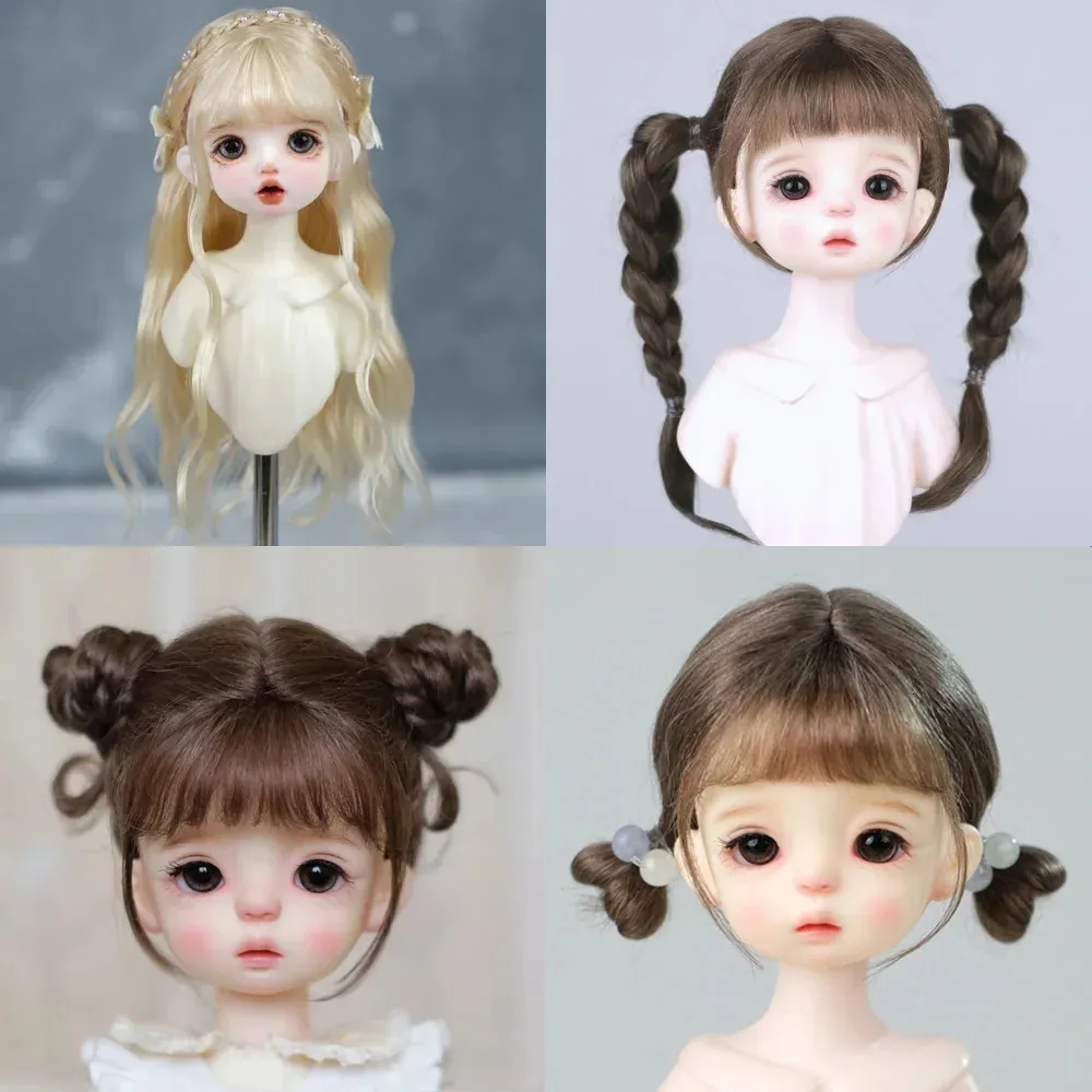 Save Big on Bulk 30 Inch Curly Wig 30cm Doll Wig Bangs Ponytail Curly Soft  Mohair Suitable For16BJD Toy Accessories 67 Inches Hair 241025 Best Deals 