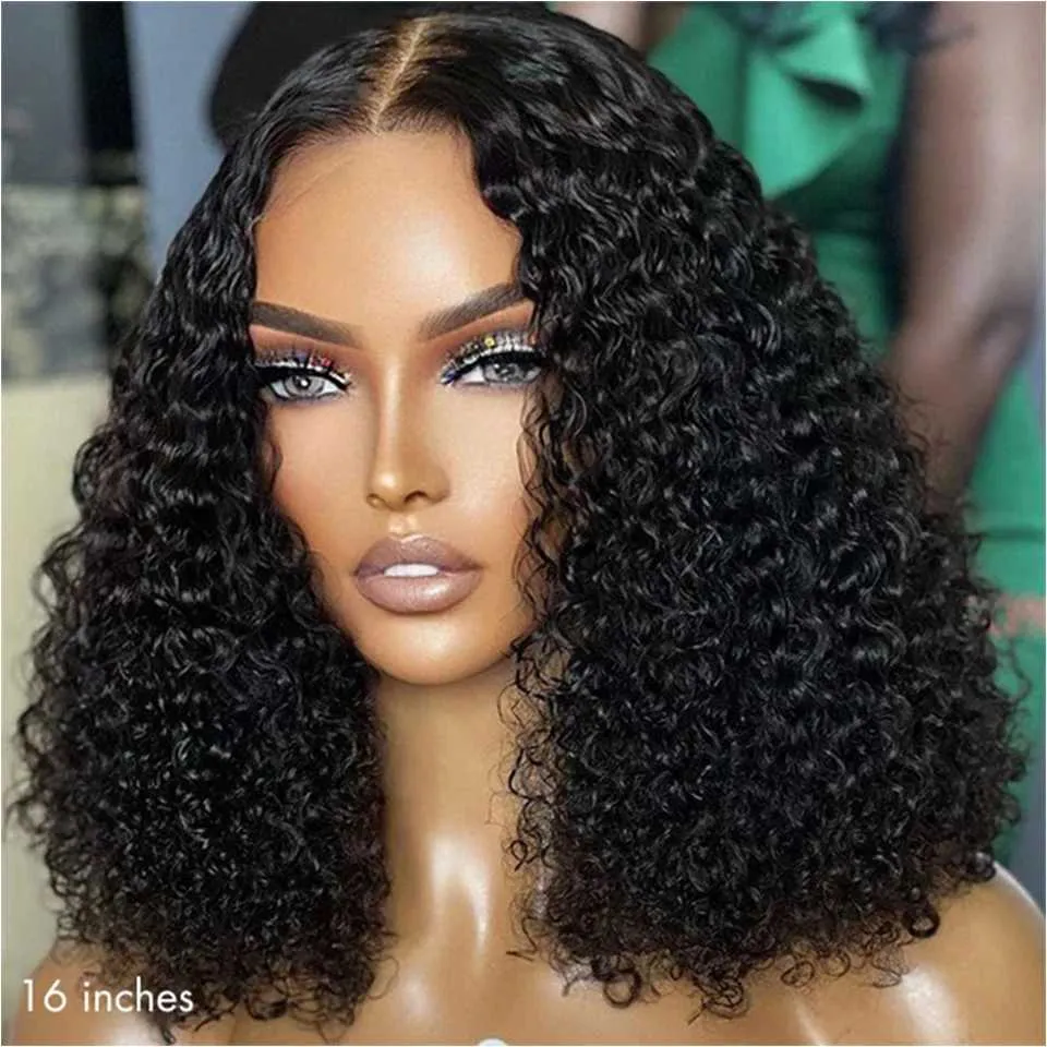 Brazilian deep wave wig 16” Deep Wave Bundles Human Hair 16 Inch Brazilian 100  main image 3