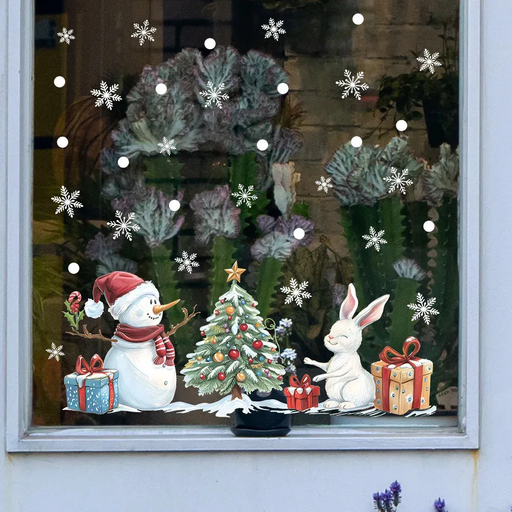 Silueta De árbol De Navidad Con Copos De Nieve Colgant PNG Imágen