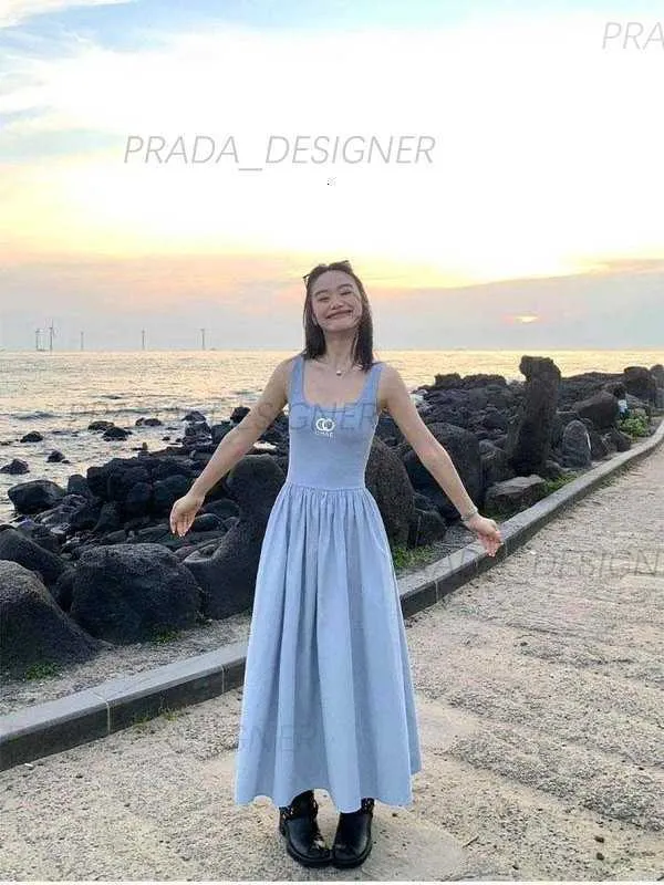 Women's High-End Versatile Casual Designer Patchwork Dress for Summer