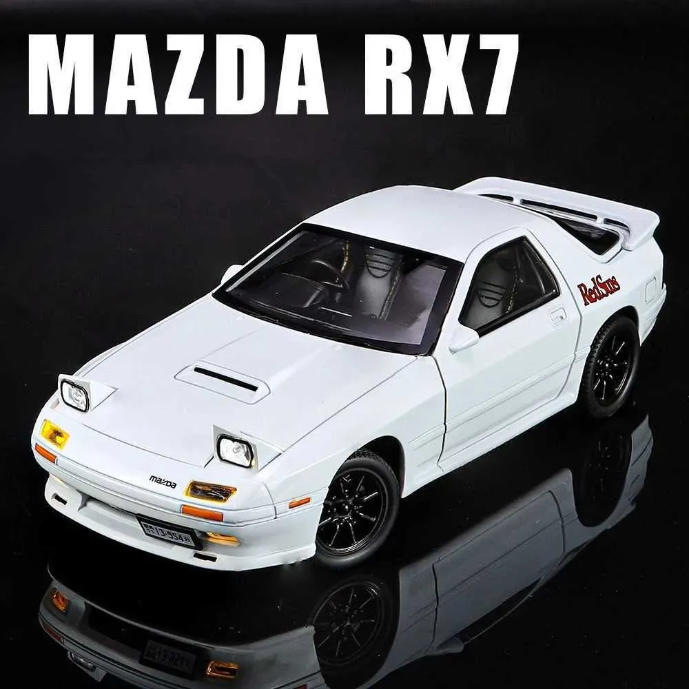 32 Mazda RX7 FC Initial D Supercar Alloy Die Casting Mazda Miata Toy ...