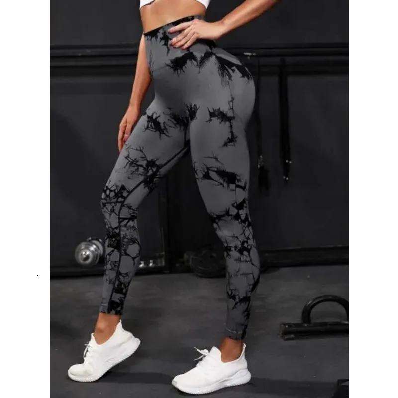 Save Big on Bulk High Waist Sports Leggings Seamless High Waist Legging Tie  Dye Leggings Fitness Sports Running Yoga Pants Hip Liftting Elastic