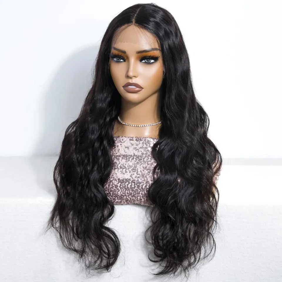 New Brazilian Body Wave Lace Front Wig 28” Amazon.com : QUANDIAN 28 Inch Body Wave Lace Front Wigs  main image 2