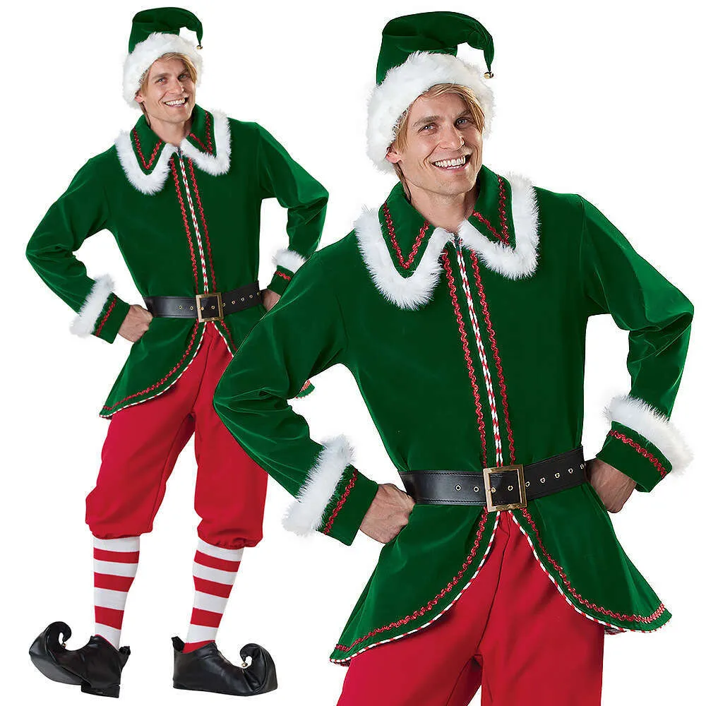 Babbo Natale Outfit Per Le Feste Di Natale Set Di Costumi Di