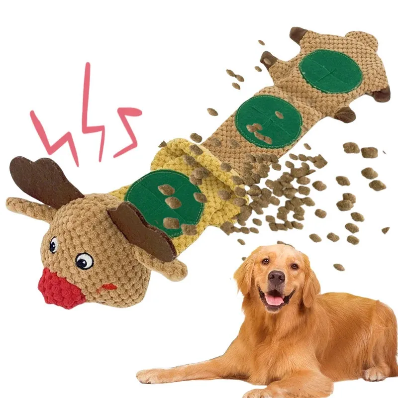Juguetes Para Mascotas De Navidad Elk Elk Sniff Hide Dog Puzzle