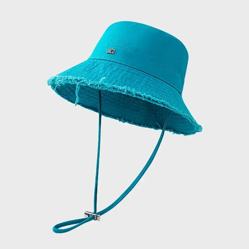 Pălărie bărbătească de designer, tip găleată, pentru femei, cu margini din piele, tip blană, perfectă pentru zilele însorite_voghion.com