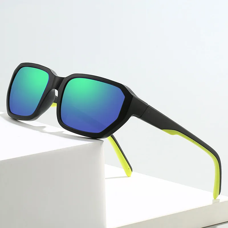 Montatura Colorata Uomo Occhiali Da Sole Sportivi Polarizzati UV400 - Per Ciclismo, Corsa, Pesca E Sport Estremi Occhiali Sport Outdoor Uomo - 4