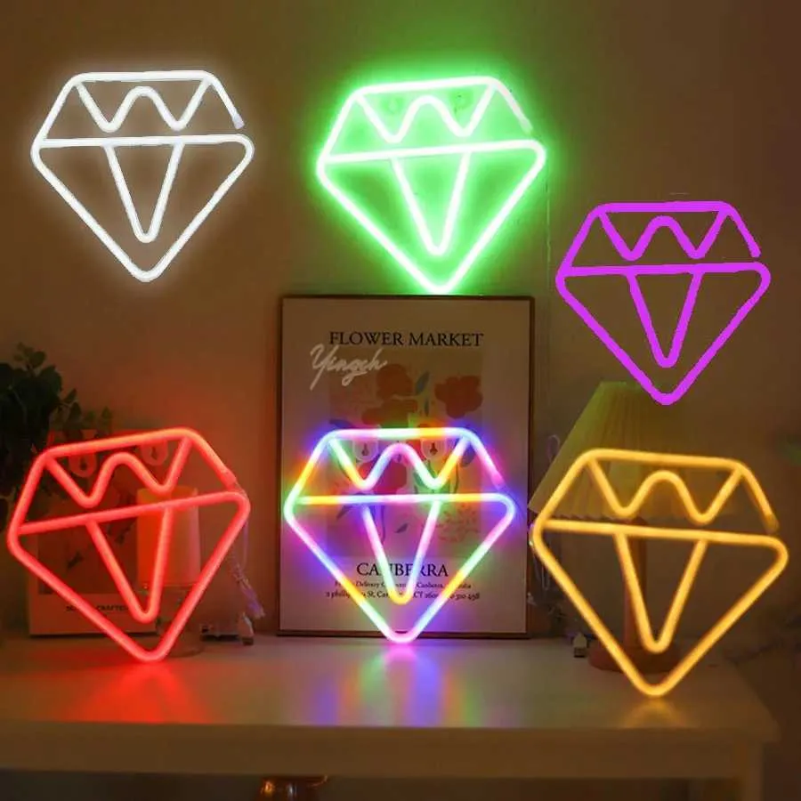 Diamond Neon Lights Logotipo De Logotipo Decoración En Forma De Corazón LED  Para Parejas, Confesión, Paredes De La Habitación, Fiestas, Regalos 2024 De  11,8 € | DHgate, image size:900x900