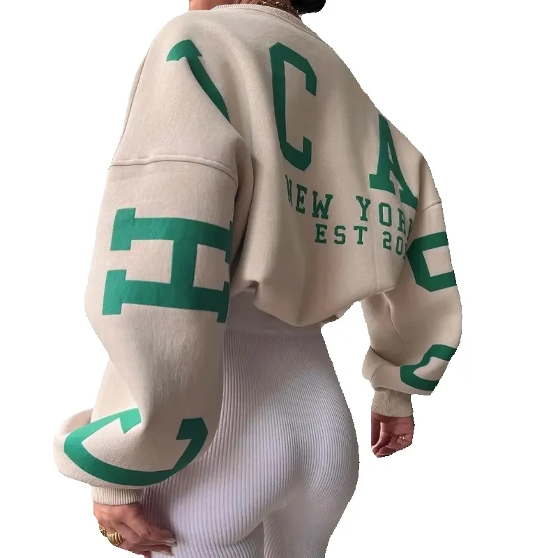 Sweat à Capuche 2025 Unisexe | Hiver, Coupe Décontractée, Imprimé Lettres | Manches Longues, Tissu Doux, Style Streetwear