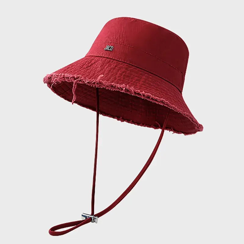 Pălărie bărbătească de designer, tip găleată, pentru femei, cu margini din piele, tip blană, perfectă pentru zilele însorite_voghion.com