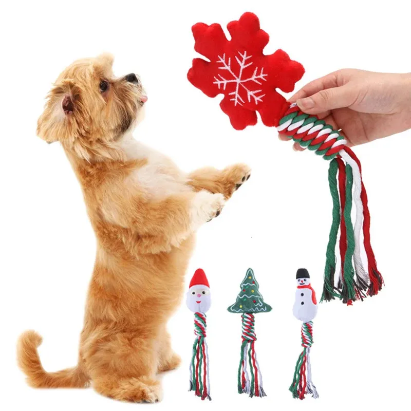 Juguetes Para Perros De La Cuerda De Felpa De Navidad Para - Main Image