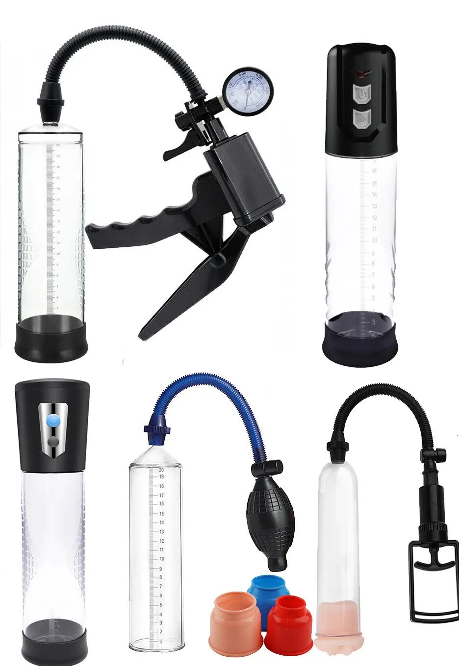 Penis Pump Vacuum Extender Penis Enlarger E-Stim Device Male Enhancement  Stretcher from Dhgate Masturbators - price 18.09