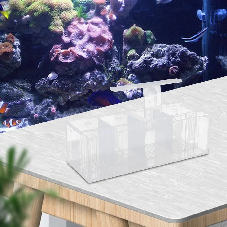 Desktop Aquarium Isolation Box with LED Lights - Perfect Betta Tank ...