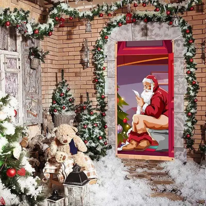 Christmas Door Banner, 200 X 90 Cm,Weihnachten Tür Produktbild-Vorschau 8