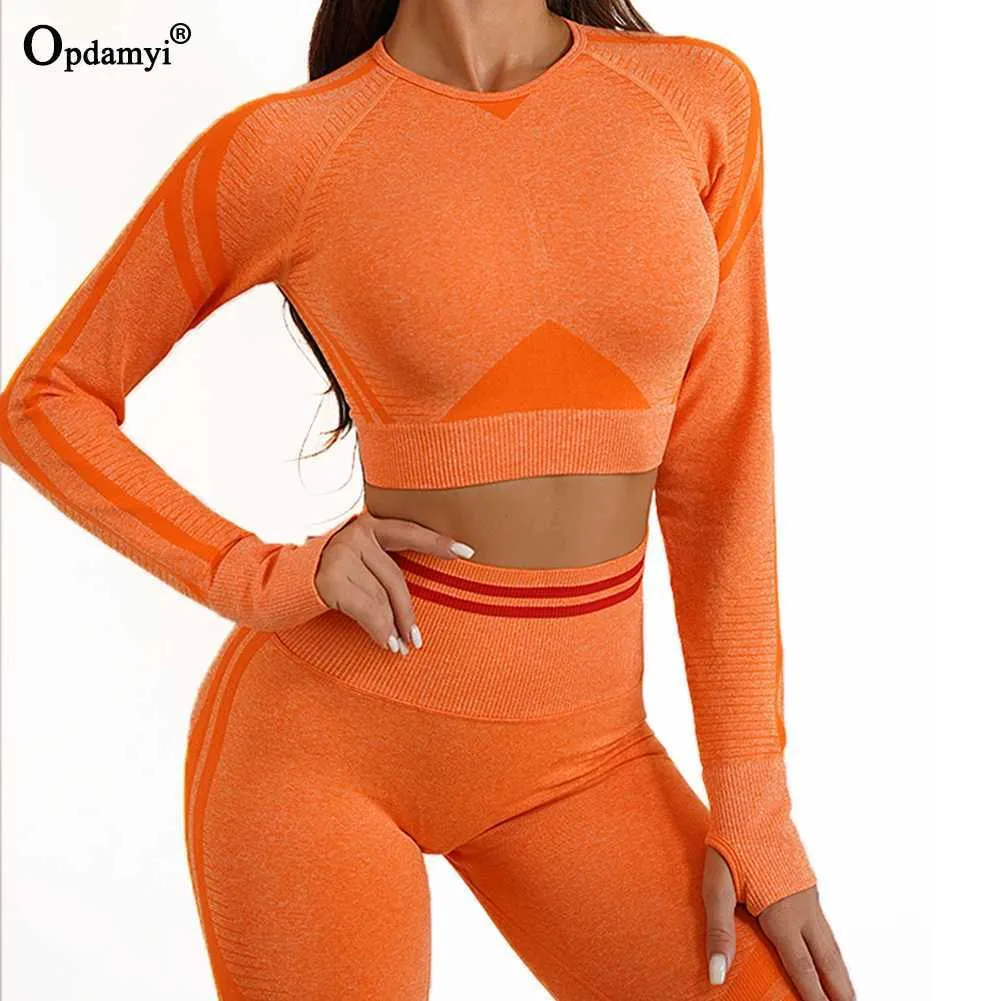 Seamless Women's Activewear Tracksuit Set High Waist Leggings Workout  Shorts for Gym Fitness