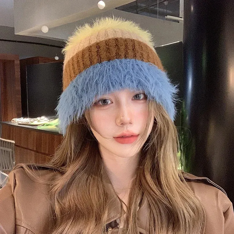 Save Big on Bulk Womens Winter Bucket Hats Womens Winter Hats With Brim  Wool Knitted Bucket Hat, Thick Warm Fisherman Style For Women, Outdoor Cold 