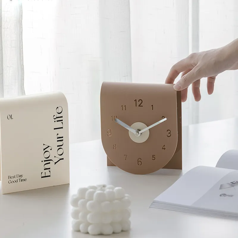 Reloj De Escritorio De Mesa Minimalista Moderno Para La Entrada De