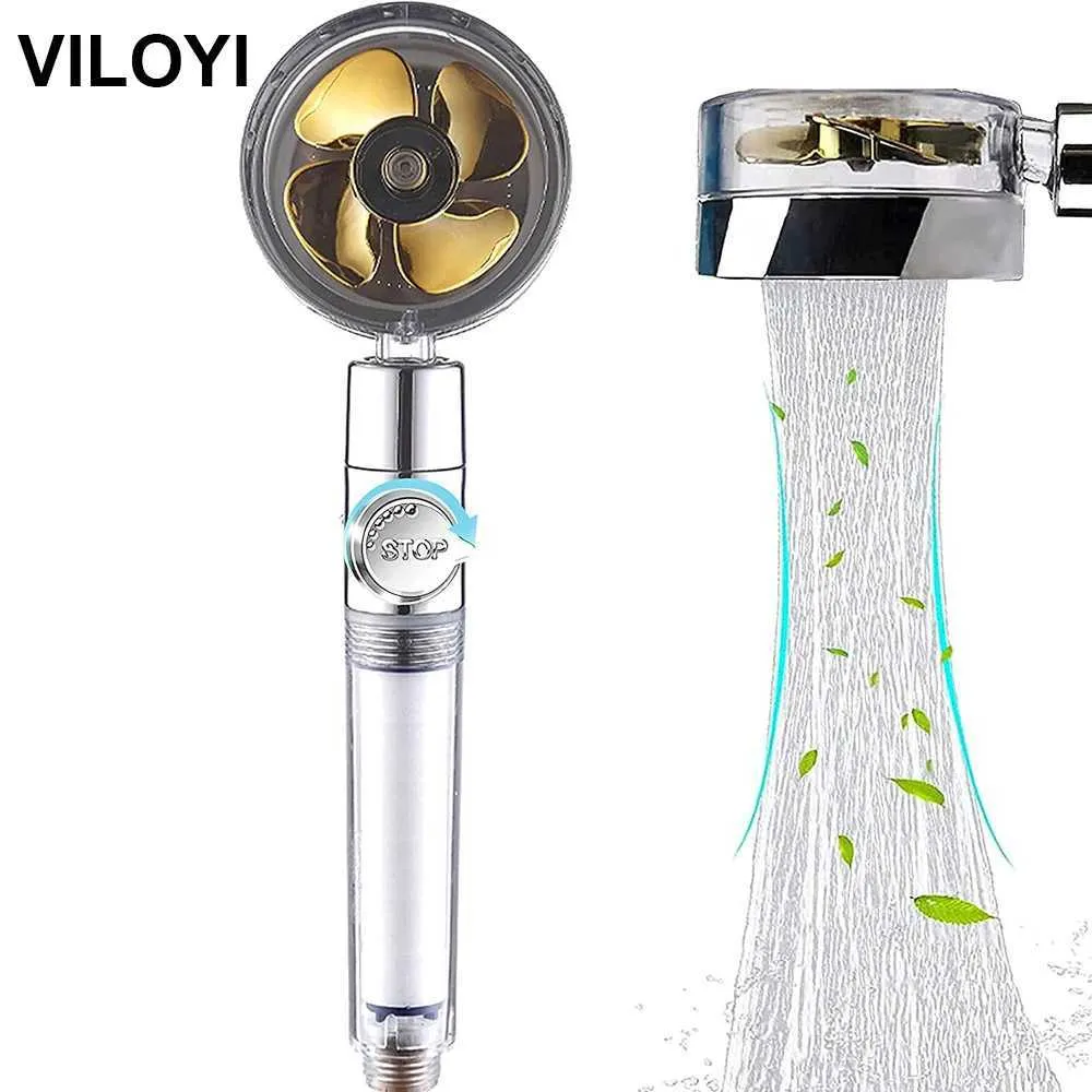 High Pressure Water Saving Shower Head with Filter Nozzle - Turbo ...