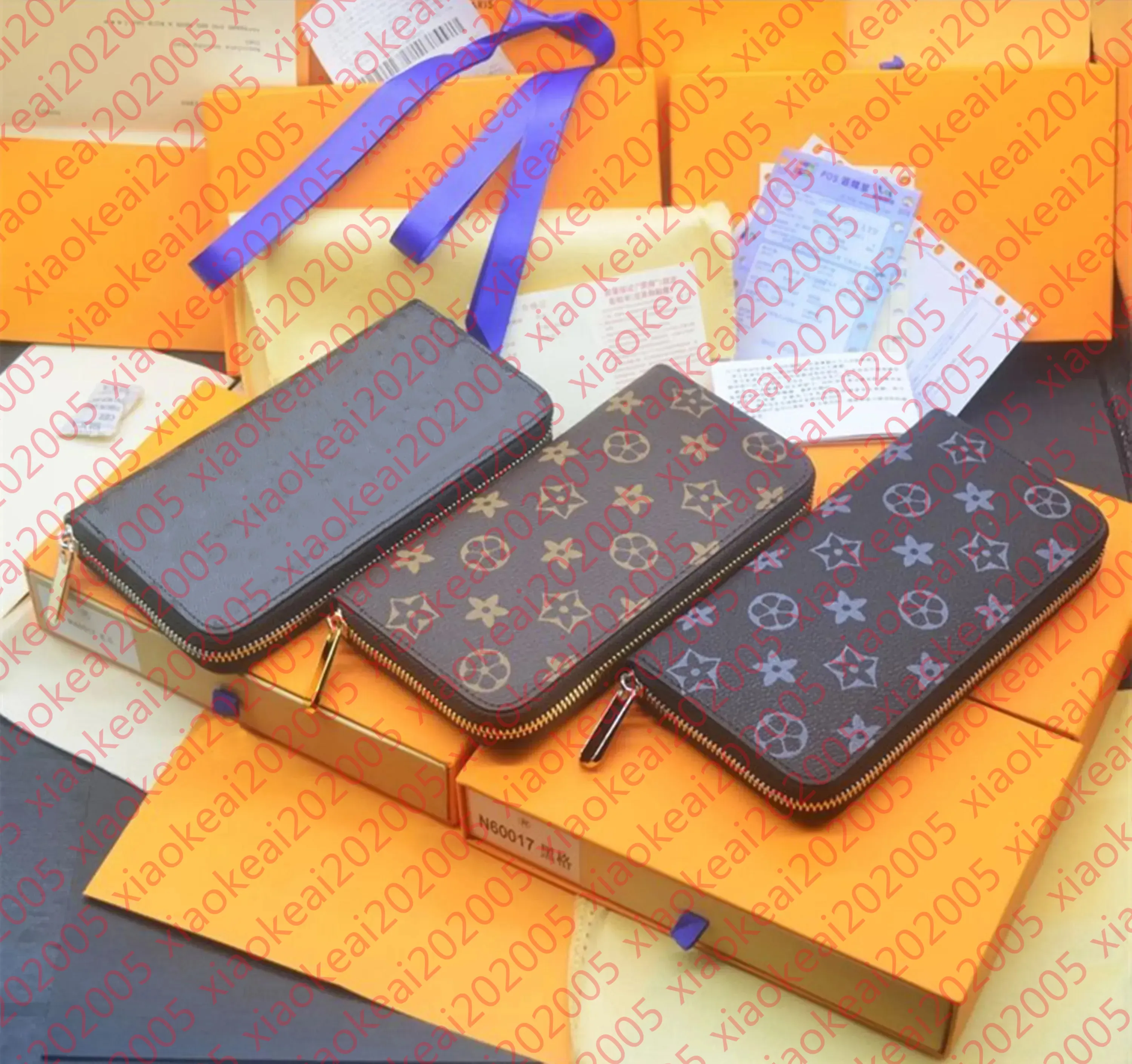 Luxury Ladies Wallet: Genuine Leather Long Classic Wallet For Women ...