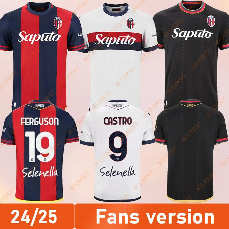 23/24 Bologna FC Soccer Jersey: Home, Away & 3rd Kit - POSCH