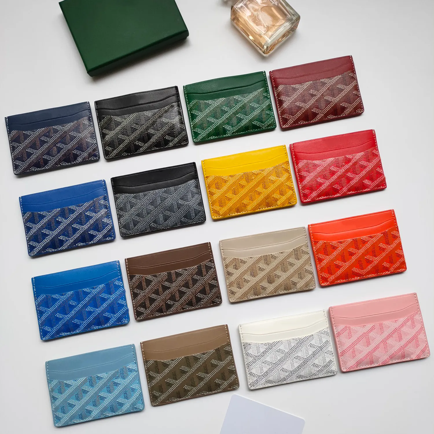 Genuine Leather Card Holder Designer Wallets Luxury Fashion Coin Purses Quality Cardholder Key Pouch Women Mens Bag Wallet Passport Holders Keychain desinger bags