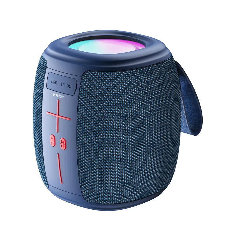 Bluetooth Speaker Wireless Mini Portable 5.3 × 4.7 × 4.7 in Blue with ...