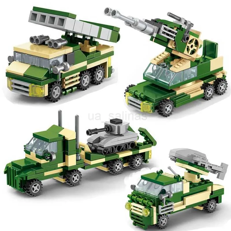 Challenger Leopard Panther Heavy Soldier Brick Block Army Set Military ...
