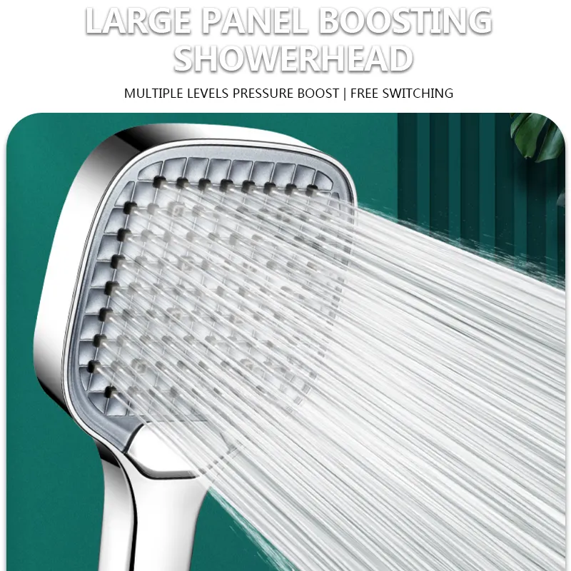 Large Overhead Shower Head With 3 Mode Panel, Universal High Pressure ...