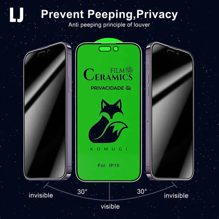 Tempered Glass Trianium Phone Case Fast Delivery Anti Spy Ceramics