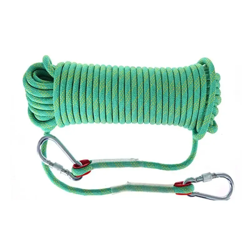 Work Climbing Set Rope 10-50M 12MM Static Climbing Rope Set - Rescue, Rock Climbing, Tree Work ...