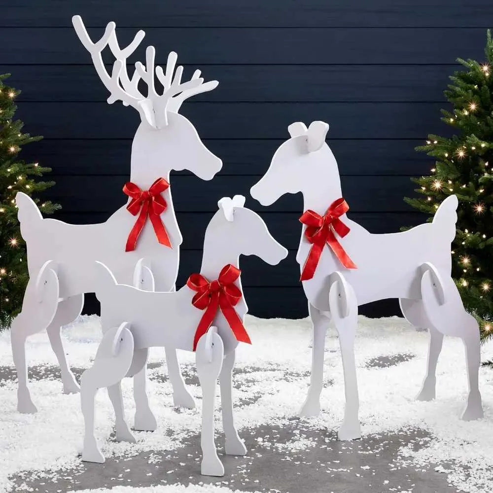 Deer Home Decor Juego De Silueta Familiar De Renos De 3 Piezas – Ciervos  Navideños Iluminados De PVC De 56 Pulgadas, Adornos De Césped De Renos –  Decoración De Patio Navideño De 45,64 € | DHgate, image size:1000x1000