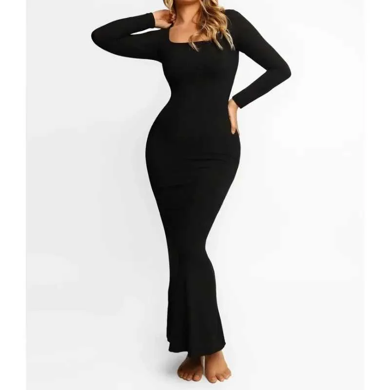 Shapewear Dress Bodycon Maxi Knit Dress with Thin Mold Cup Built-in Shaper for Women Lounge from Dhgate Women's Shapers - price 24.99 Shapewear Dress Bodycon Maxi Knit Dress with Thin Mold Cup Built-in Shaper for Women Lounge from Dhgate Women's Shapers - price 24.99