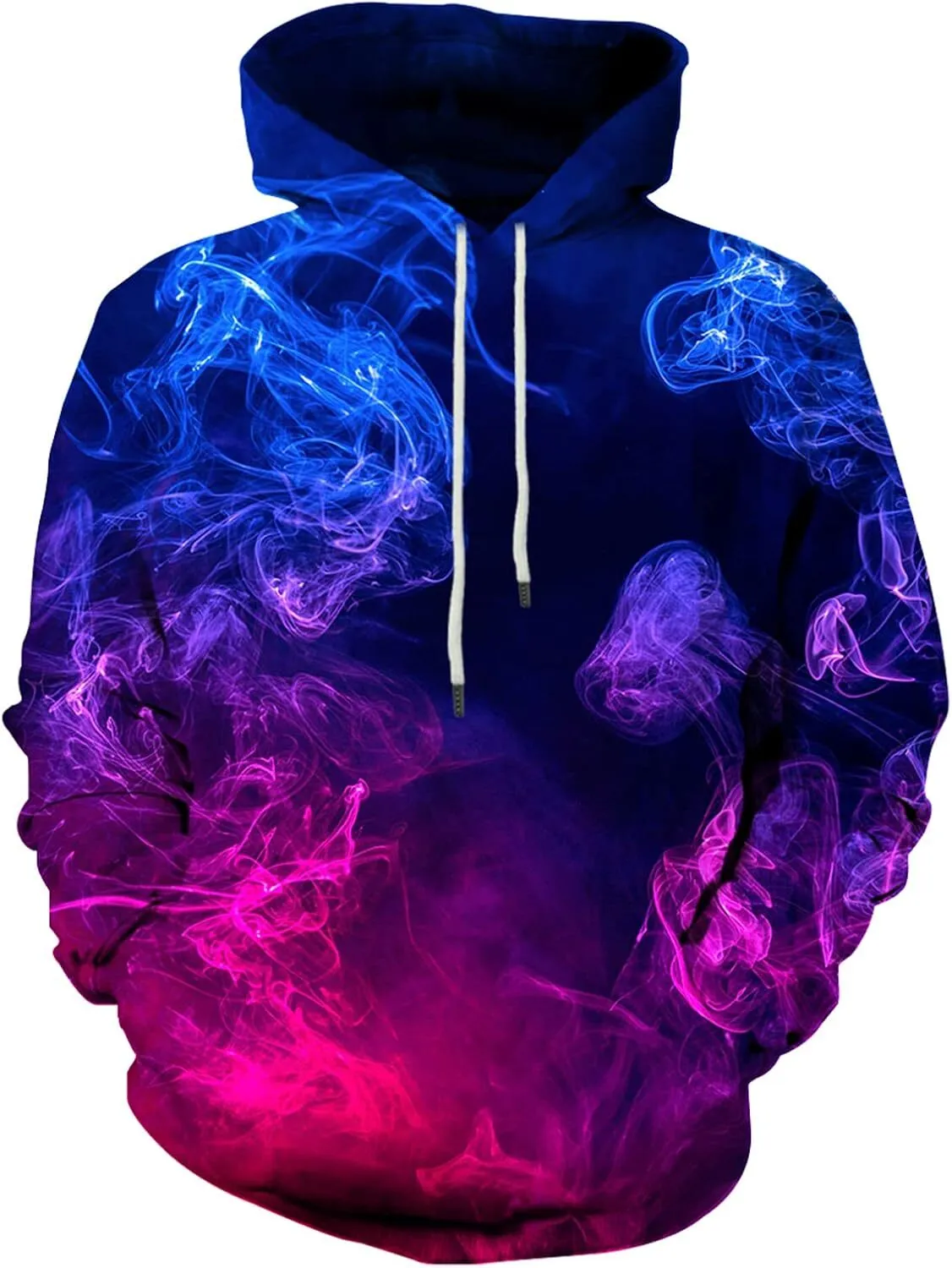 3D Hoodie Fashion Sweatshirt Graphic Hoodies Women, Purple Hoodie