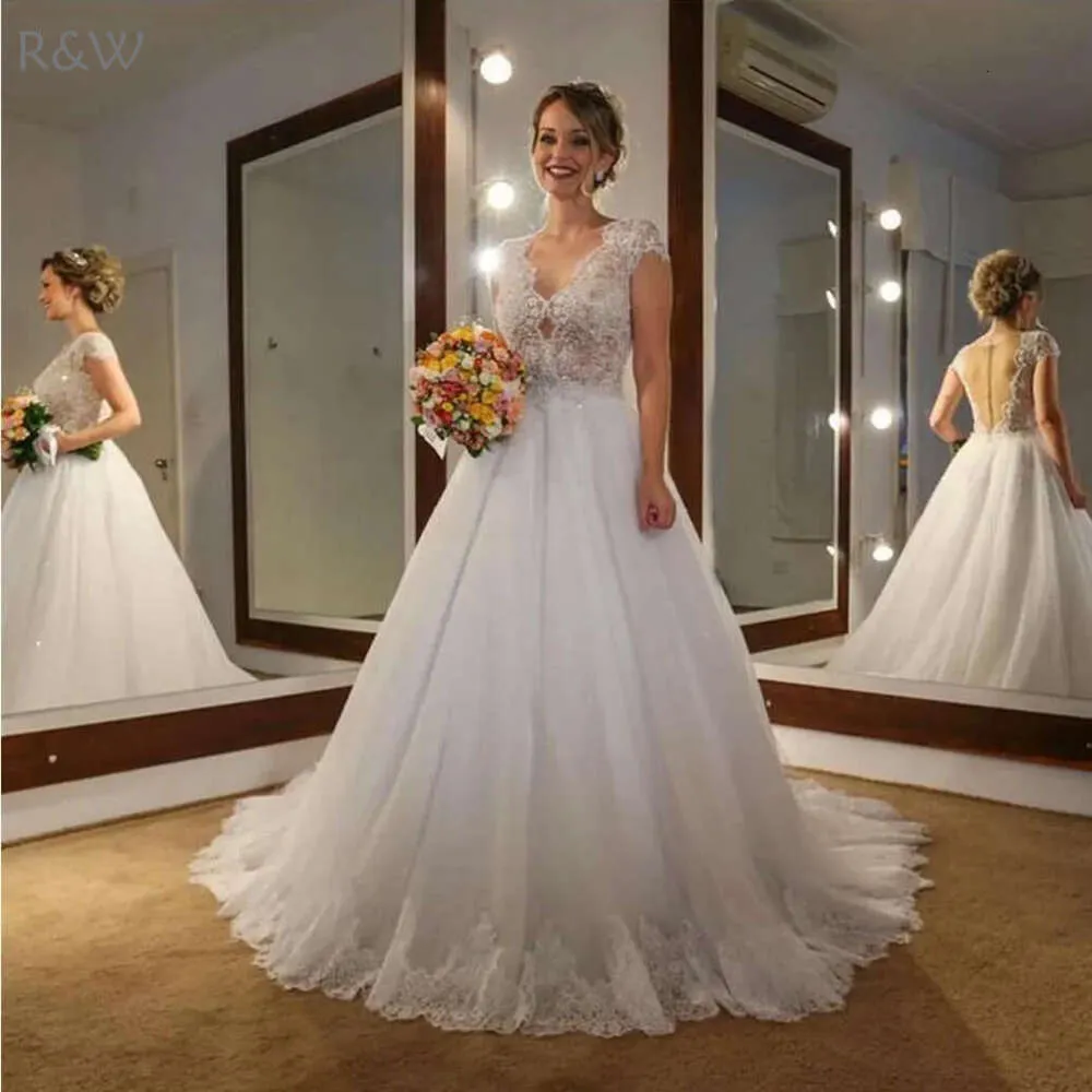 womens beach wedding dresses Simple Ivory Beach Boho Wedding Dresses Drop Waist Satin Women Maxi Dresses US10 / Same as Picture