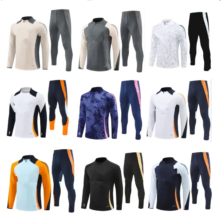 福袋 公式 23/24 Madrids Real Training JR VINI Suits Jogging Mens Clothing