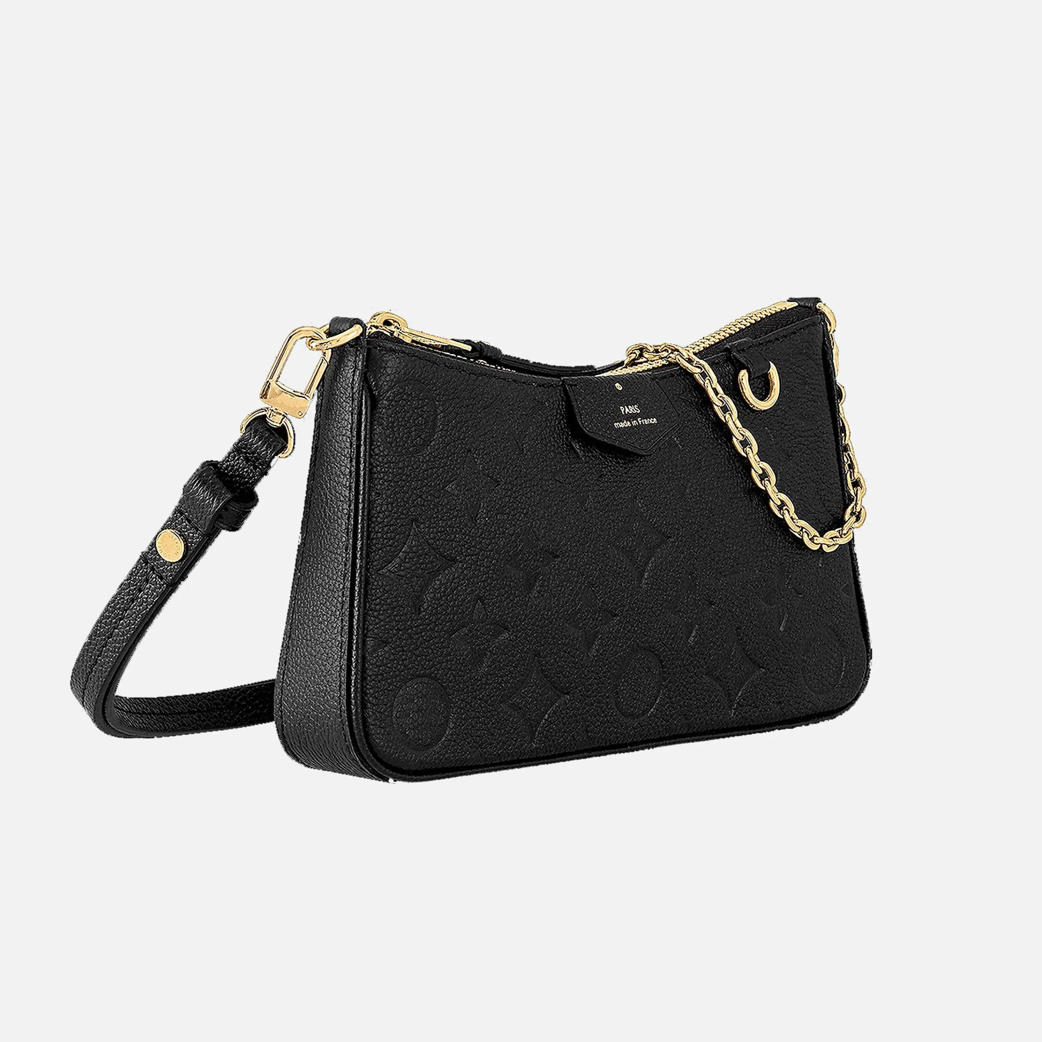 Designer Leather crossbody pocketbooks with Chain Strap