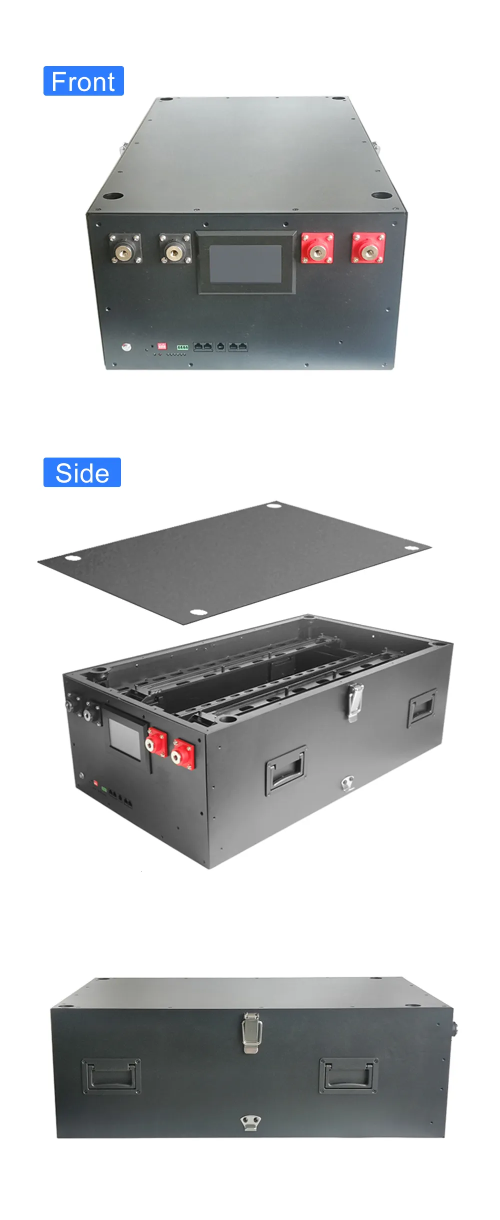 DIY 48V LiFePO4 Battery Case Kit - Smart BMS, LCD, Active Balancer ...