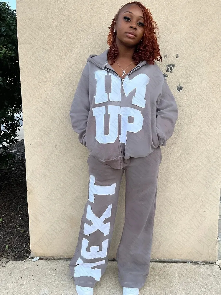 Harajuku Punk Goth Patchwork Y2k Sweatpants With Zipper Harajuku Punk Goth Patchwork Y2k Sweatpants With Zipper