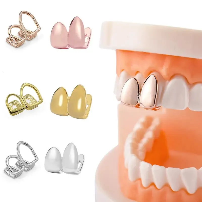 Hip Hop Teeth Grill Caps For Men Women Gold Silver Color Single Tooth ...