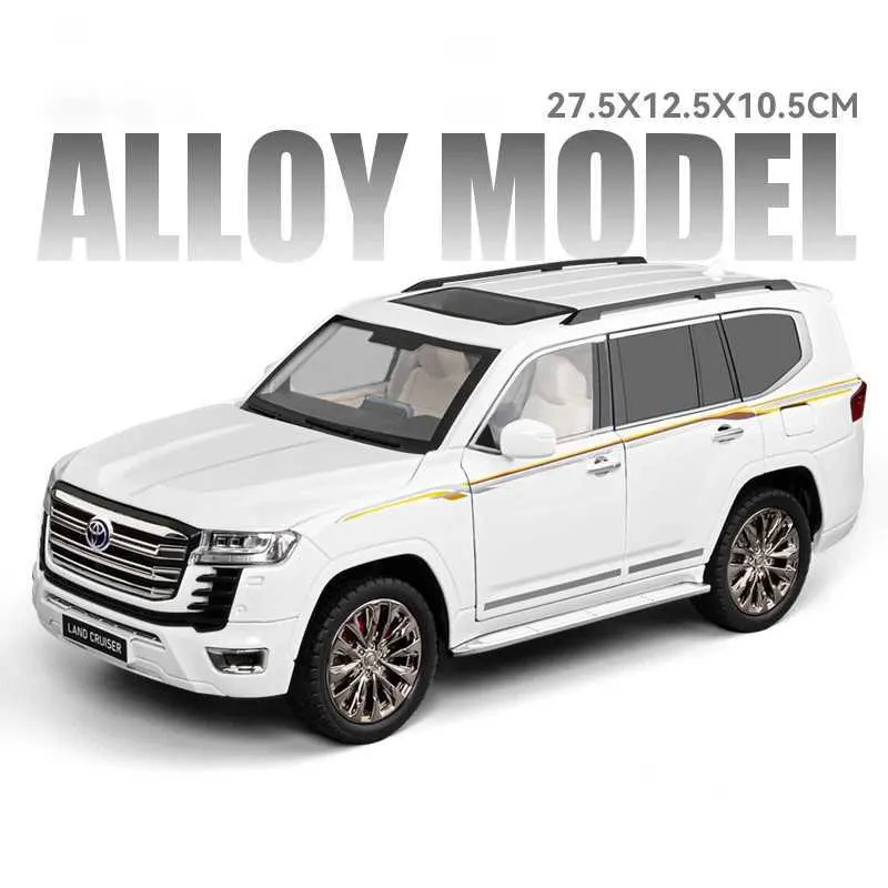 Büyük Boy 1/18 Land Cruiser LC300 ZX ALLOY ARAÇ MODEL Yi TL651