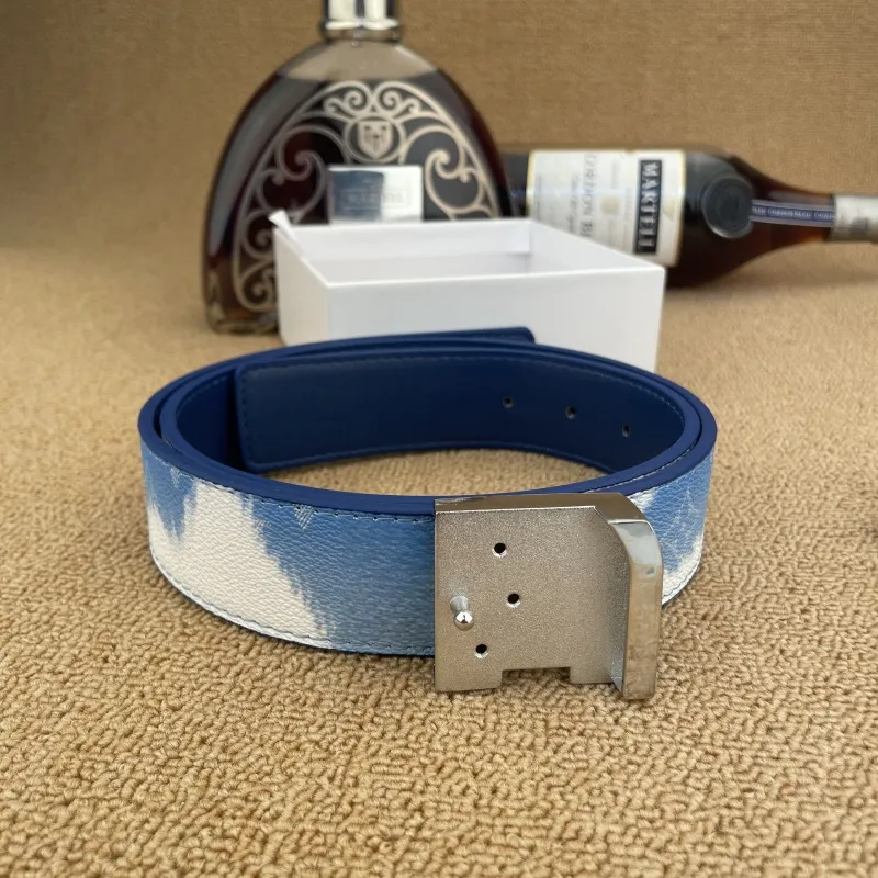 designer blue belt