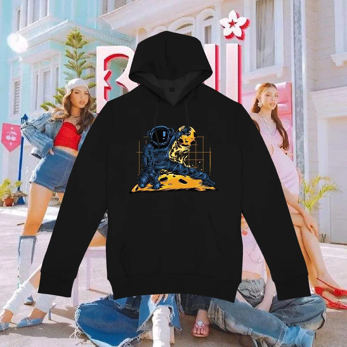 Sweat-shirt à Capuche Pour Femme - Pull D'automne/hiver Doux, Avec Poche Kangourou Et Cordon - Coupe Décontractée, Confortable - 11